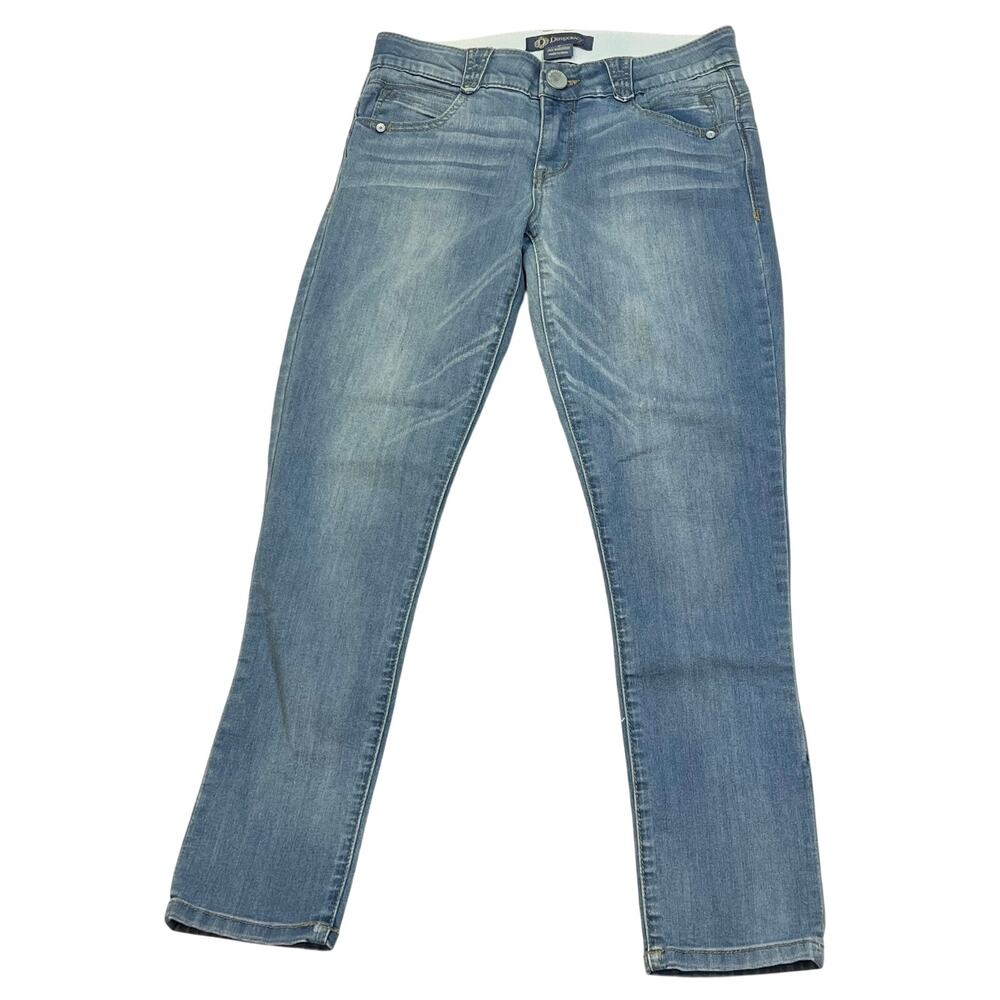 Democracy Absolution Jeans Women 2 Skinny Ankle Skimmer Blue Medium Wash New
